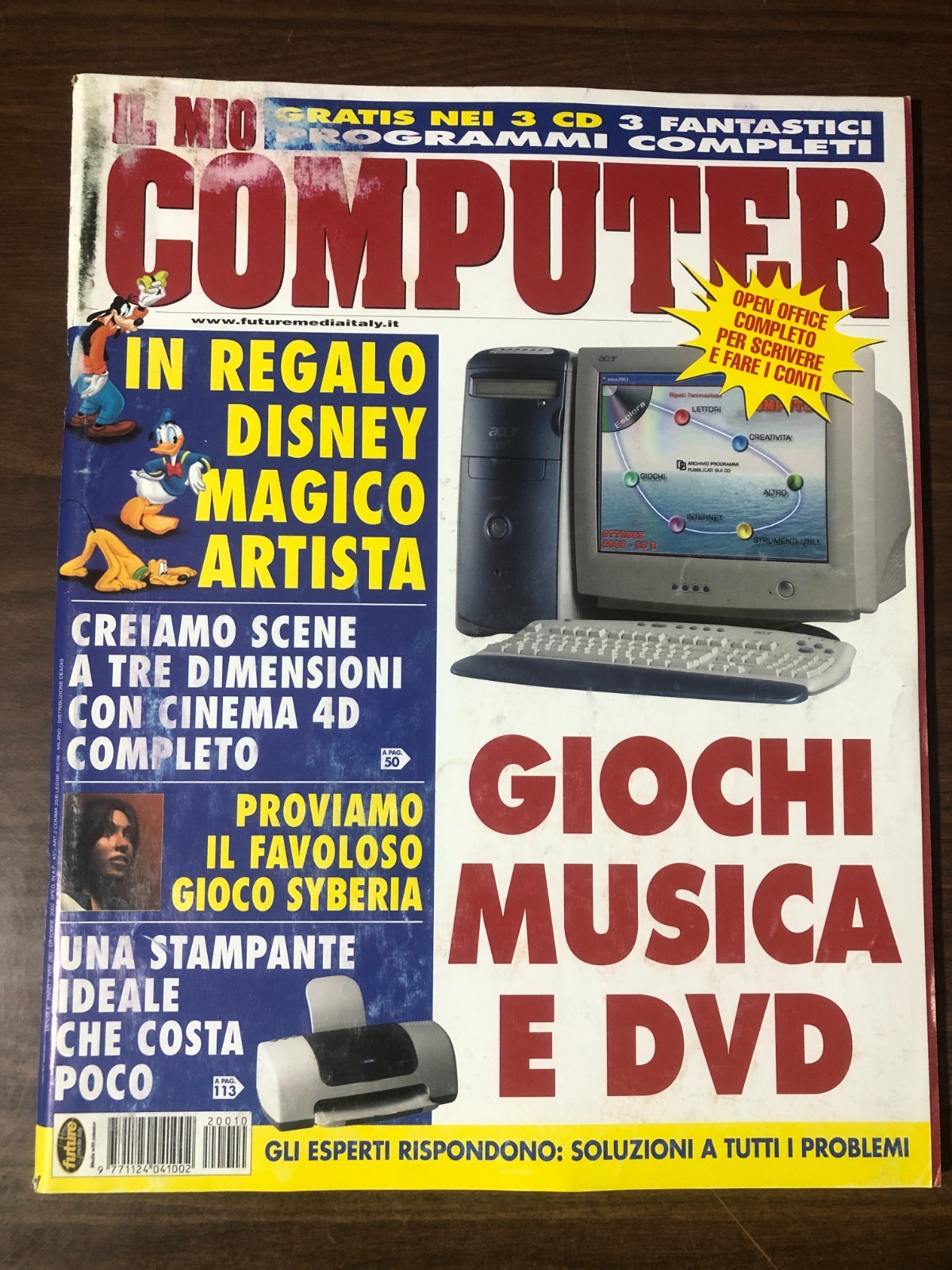 Rivista MAgazine Il Mio Computer 2002 Nr. 85 Giochi, musica e dvd