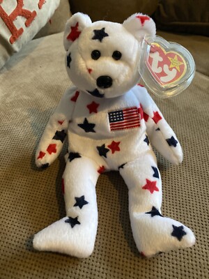 TY Beanie Baby *RARE*  Glory Bear with 1997 Birthdate, With ERRORS 400 stamp