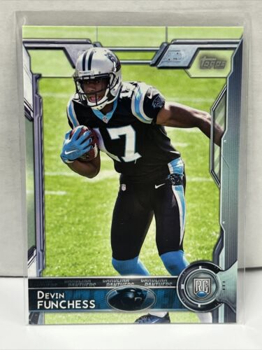 2015 Topps #418 Devin Funchess Rookie Card. rookie card picture