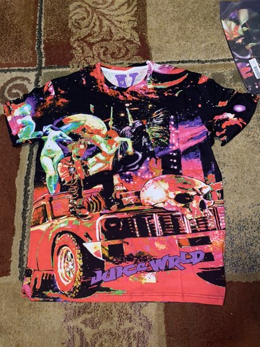 Pre-owned Vlone Authentic Rare Juice Wrld  Galaxy Tee. Size Large In Multicolor