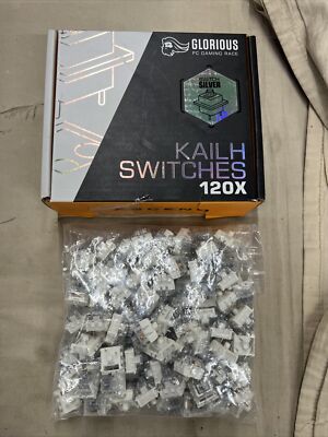 Kailh Speed Silver Mechanical Keyboard Switches: Ultra-Fast Linear 120-Pack