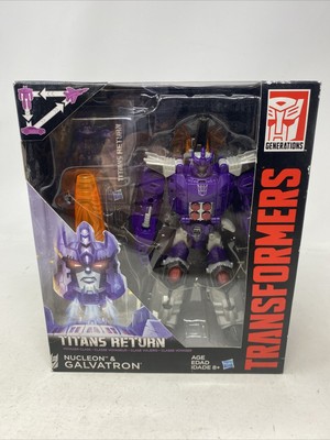 Transformers Titans Return Voyager Class Nucleon and Galvatron