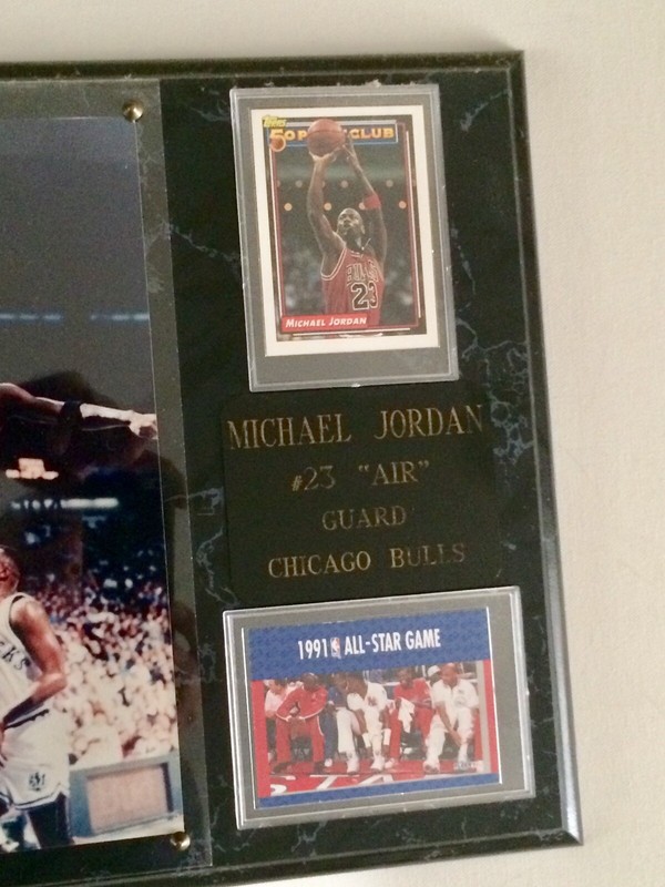 michael jordan plaque