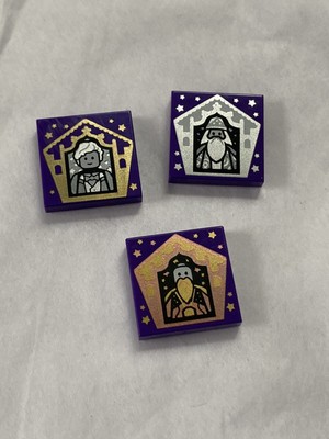 LEGO Harry Potter Collectable Tile Chocolate Frog Wizard Cards YOU PICK