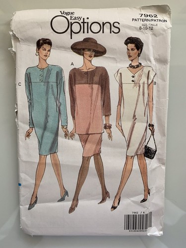 VTG '90's Uncut Vogue Loose Tapered Dress Tunic & Skirt