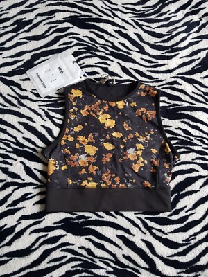Alexander McQueen McQ Albion Sports Crop Top Activewear Size M Medium BNWT New