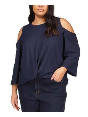 

Женский темно-синий топ без подкладки с логотипом MICHAEL MICHAEL KORS Plus, Navy
