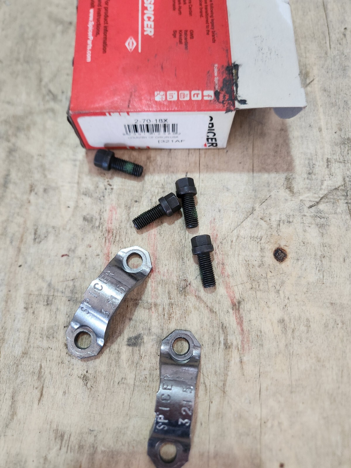 Spicer 2-70-18X U-Joint Bearing Strap Kit 1.062 Series 1210
