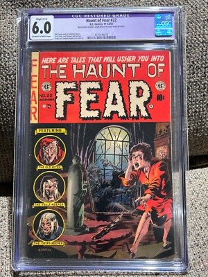 Haunt of Fear 22 CGC 6.0 EC Comics 1953 pre code horror golden age