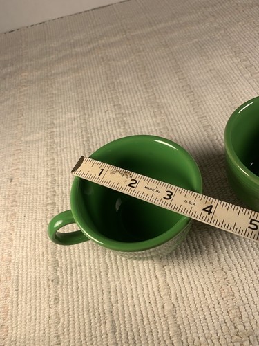 Fiesta Shamrock HLC USA Dinnerware Tea Cup Replacement Homer Laughlin 2 pc set
