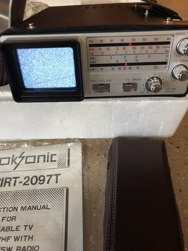 Vintage But NEW BrokSonic CIRT 2097T Micro TV & Radio