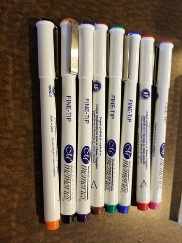 Creative Memories Fine-tip Pens set of 8.