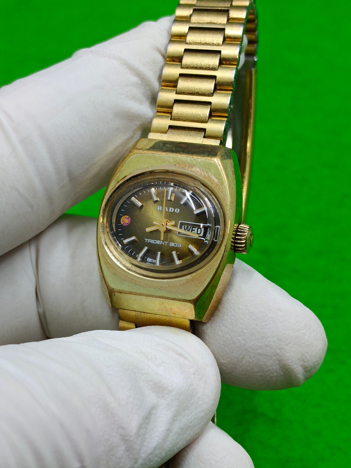 ☆ジャンク品☆ RADO ラドー TRIDENT 300 トライデント300 デイデイト 