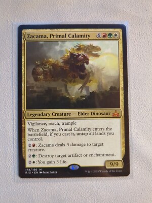 MTG Zacama, Primal Calamity The List - Rivals of Ixalan 174/196 Regular Mythic