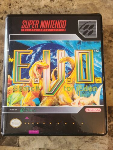 E.V.O. Search for Eden CASE ONLY Super Nintendo SNES Box E.V.O. Search for Eden CASE ONLY Super Nintendo SNES Box