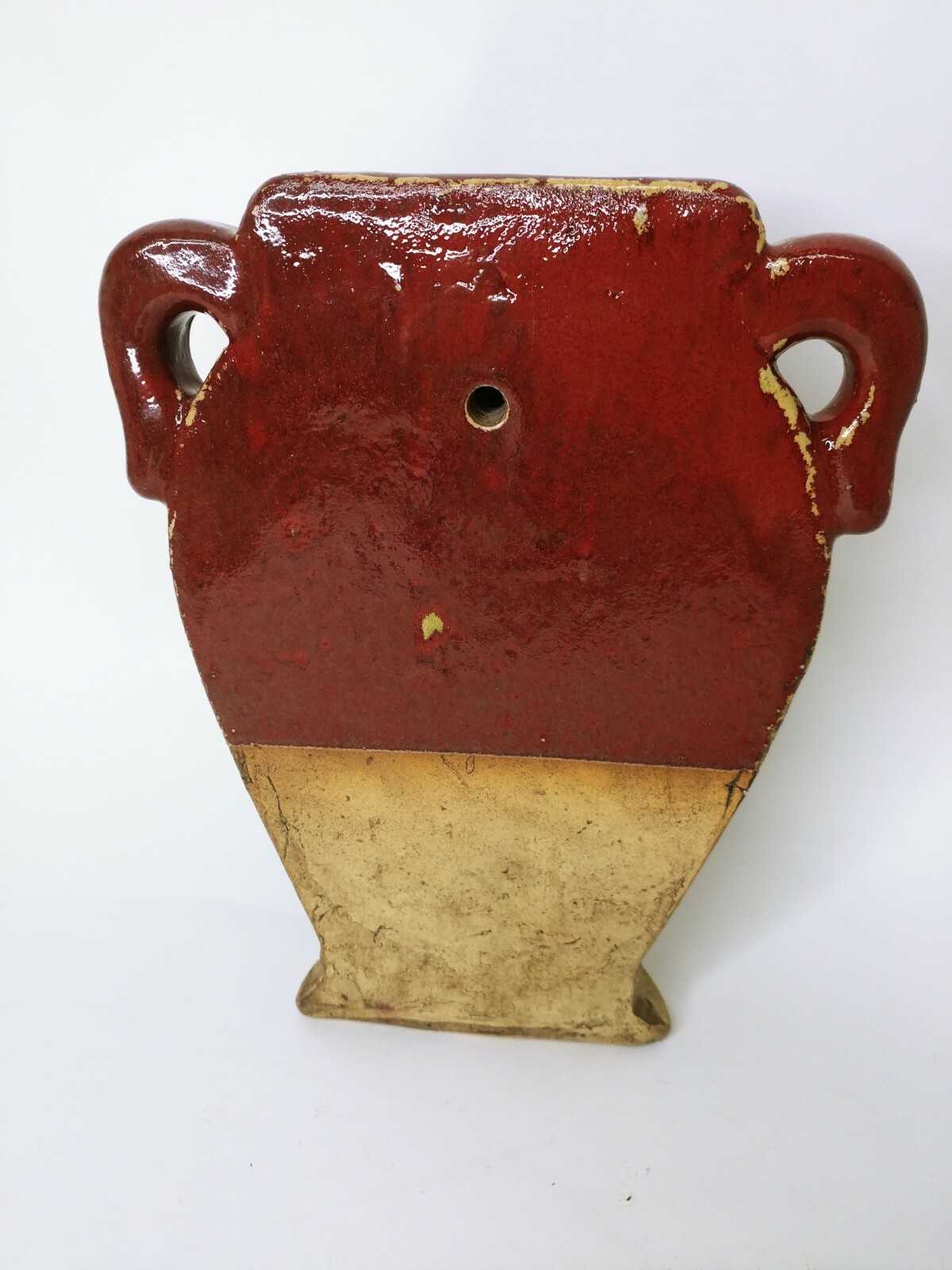 Vintage Hosley Potteries 10" Art Pottery Wall Vase Pocket | eBay