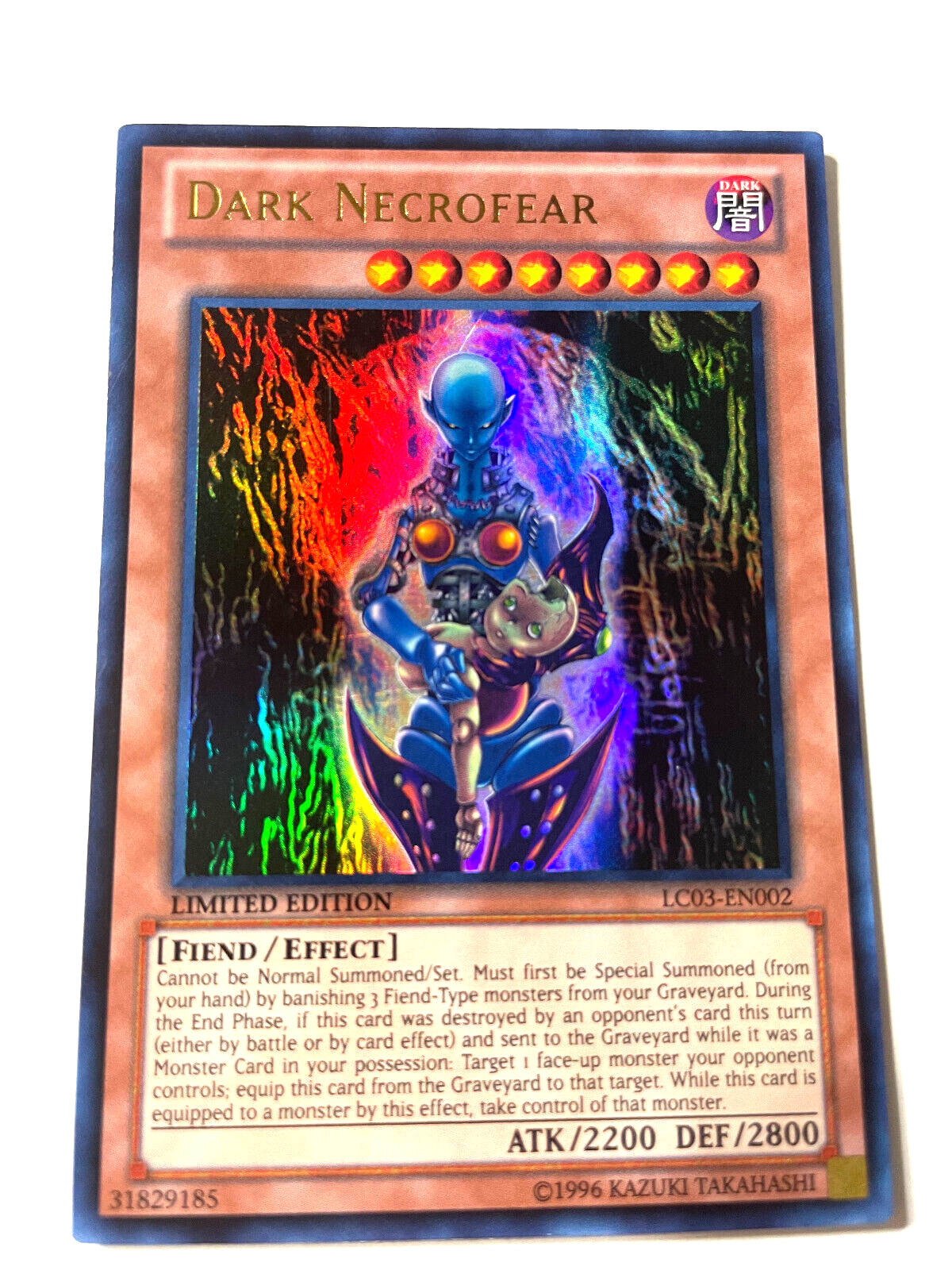 Dark Necrofear - LC03-EN002 - Ultra Rare - Limited Edition