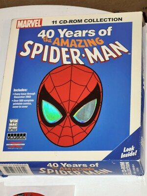 40 Years of Amazing Spider-Man, 11 CD-ROM collection, 500+ comics, complete