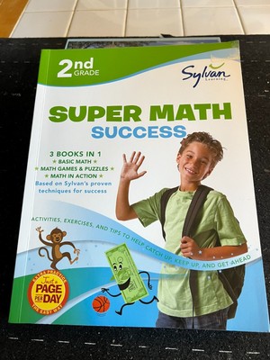 SUPER MATH SUCCESS 2nd GRADE 3 BOOKS IN 1 BASIC MATH MATH GAMES MATH IN ACTION