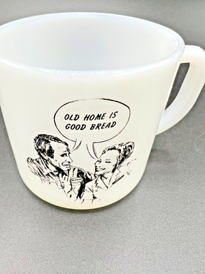 Rare Federal Coffee Mug #18 Old Home Bread CW Mc Call & Mavis