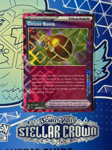 Pokemon Stellar Crown SV07 Deluxe Bomb 134/142 Pink ACE SPEC Pokemon Stellar Crown SV07 Deluxe Bomb 134/142 Pink ACE SPEC
