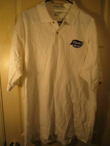 Willow Pointe KLEENEX Racing White Polo Shirt Size 2XL