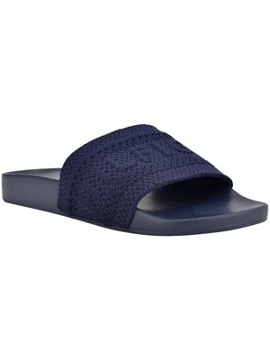 TOMMY HILFIGER Женские синие вязаные шлепанцы для бассейна Dollop Slip On Slide Sandals 8 M