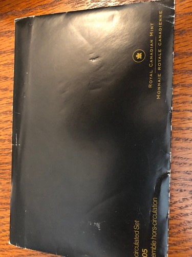 2005 Canada Uncirculated Proof-Like Mint Set w/ original Envelope & COA