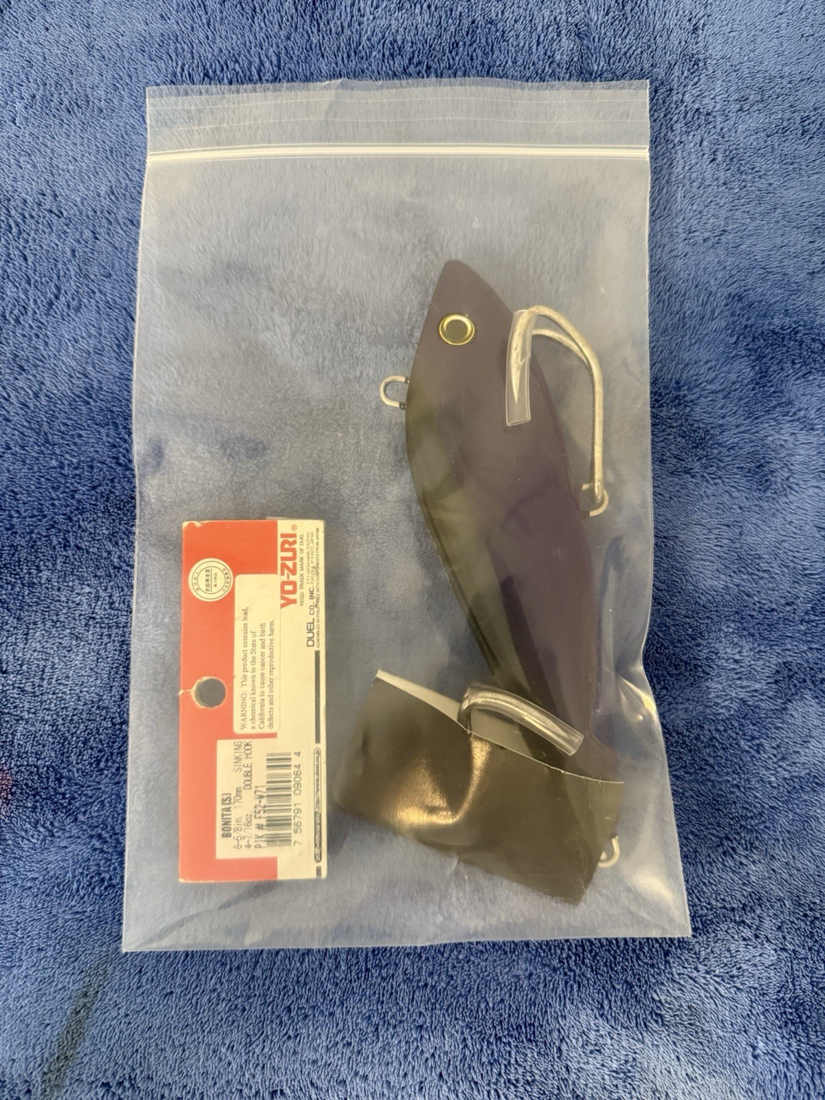 Yo-Zuri Bonita Double Hook 6-5/8 Inch W71 Vintage