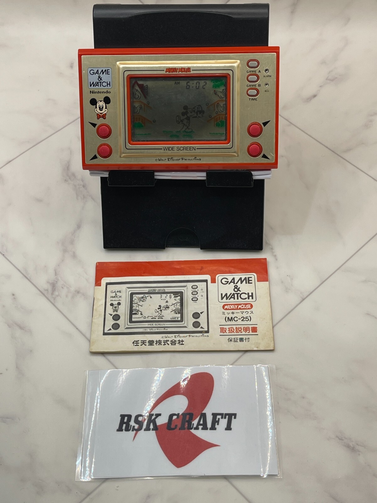 Nintendo Game Watch (Game & Watch) Mickey Mouse Egg Retro