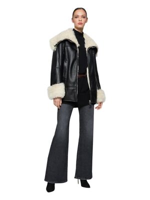 Pre-owned Dondup Woman Jeans A Zampa Nero 18258