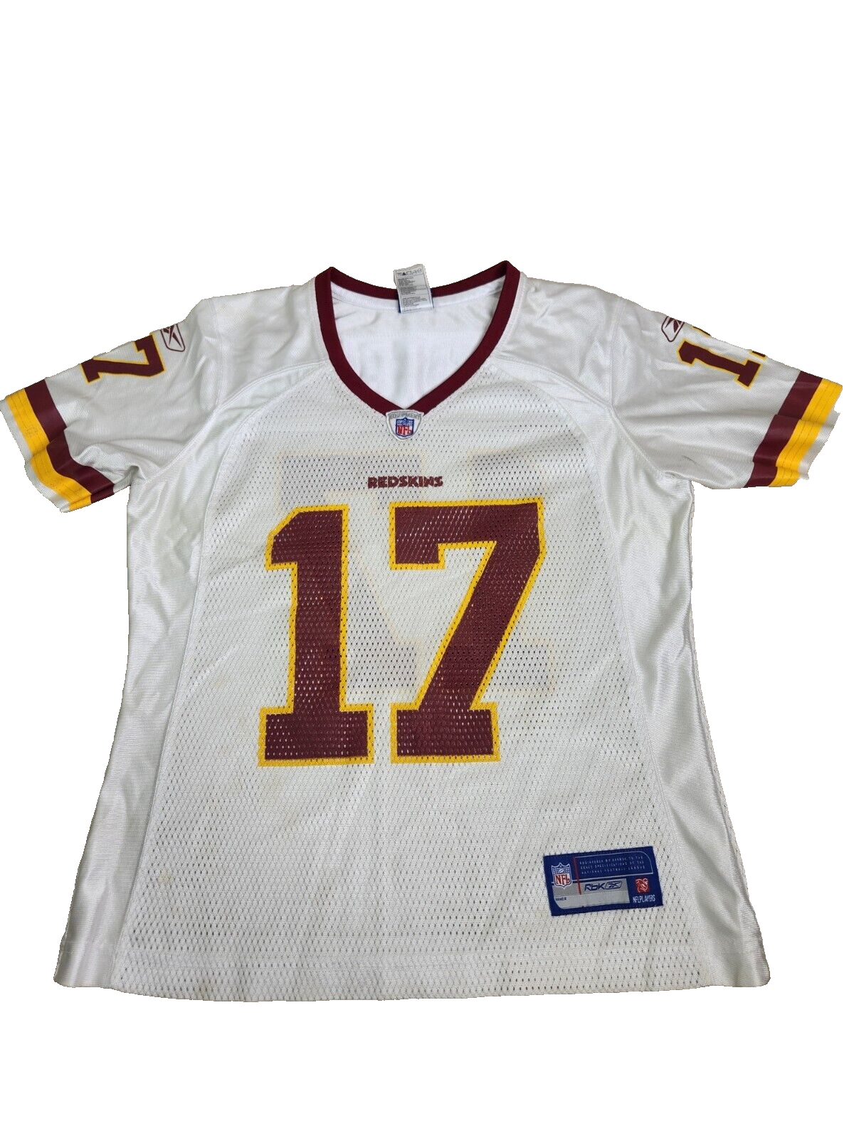 Vintage NFL Players Reebok Jersey Redskins #17 J. Campbell Medium