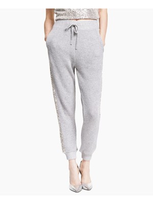 

Женские эластичные брюки для отдыха INC с пайетками, Серый, 100127455
