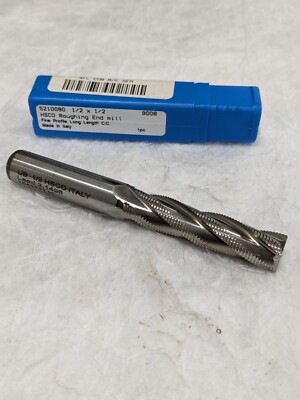 UNION BUTTERFIELD Roughing & Finishing End Mill: 1/2'' Dia, 4 Flutes 5210080