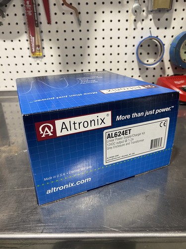 Altronix Power Supply/Charger Kit, 12VDC output @1.2 A, Grey Enclosure & Trans.