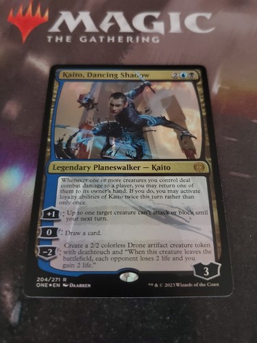 Mtg. Kaito, Dancing Shadow. Foil. Phyrexia: All Will Be One