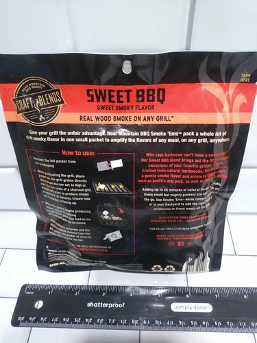 Bear Mountain Sweet BBQ Smoke 'Ems Sweet Smoky Flavor on any Grill Ships Free!