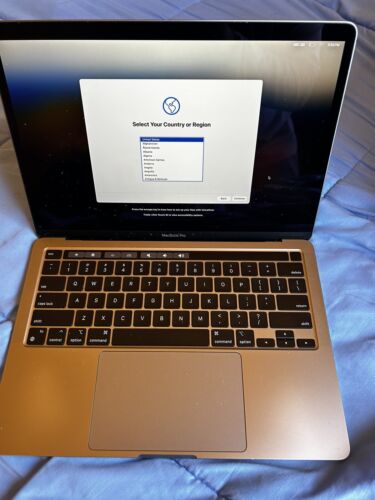 Apple MacBook Pro 2020 A2338 13in M1 8 Core 8GB RAM 256GB Apple MacBook Pro 2020 A2338 13in M1 8 Core 8GB RAM 256GB