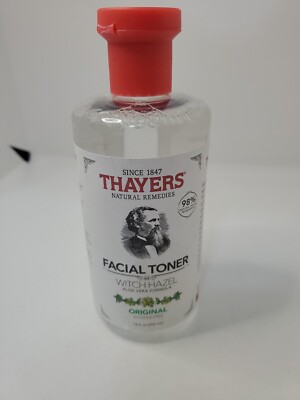 Thayers WITCH HAZEL Facial Toner - Original 12oz with Aloe Vera Alcohol-Free