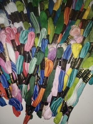 Embroidery floss 117 Lot Crafts