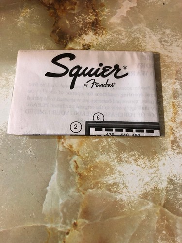 Squier Fender Digital Quartz Tuner Model 5006 Tested & Working With Box & Manual