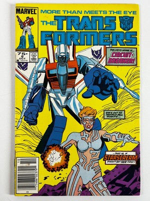 Transformers #9 (1985) 1st Circuit Breaker ~ Newsstand ~ Marvel Comics