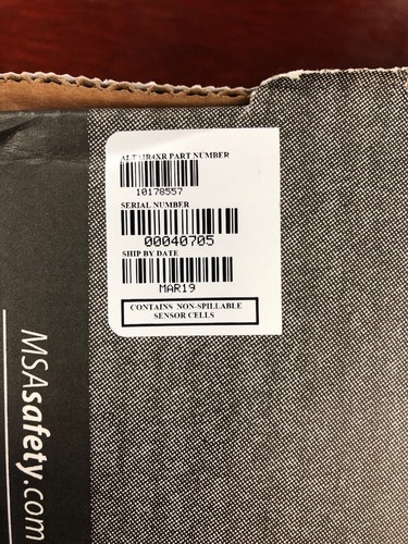 MSA 10178557 ALTAIR 4XR Multigas Detector (LEL, O2, CO2, H2S) with Bluetooth