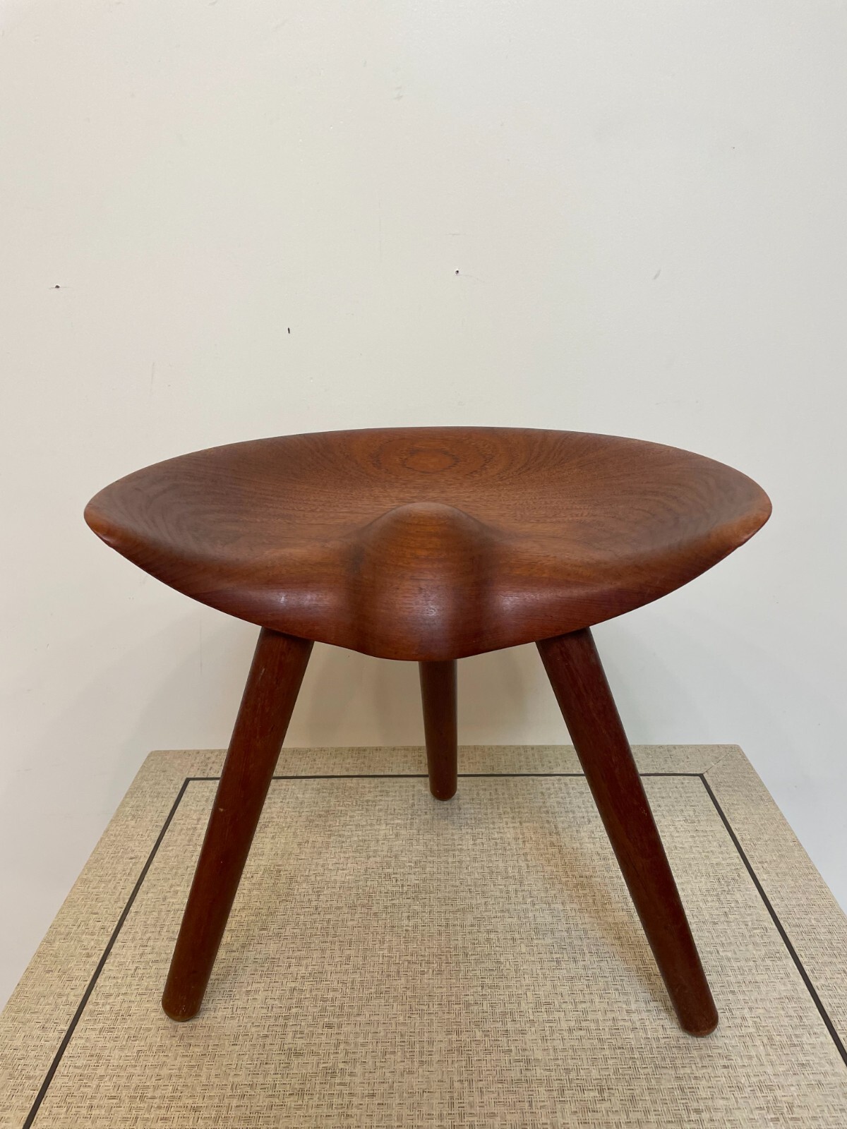 スツール Denmark Vintage Teak Stool Mogens Lassen teak stool for K. Thomsen, Denmark, 1942 | eBay