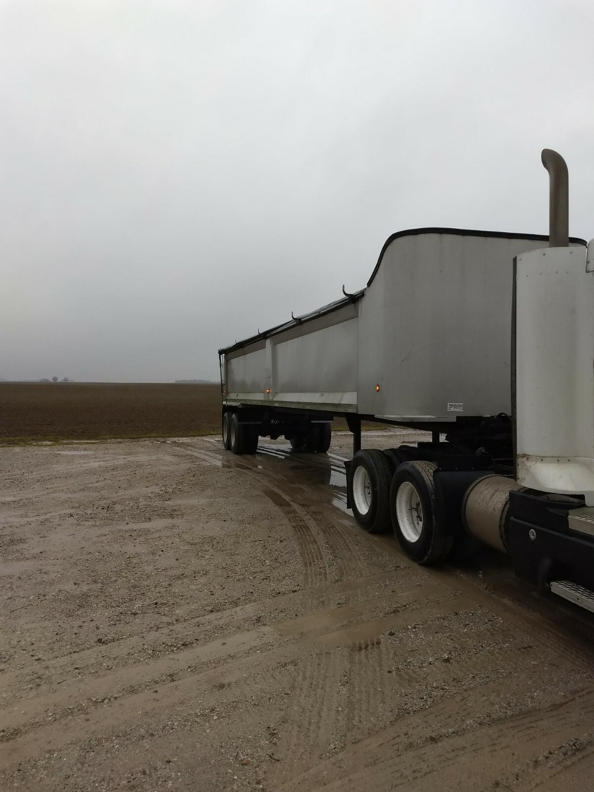1994 Ti-Brook Aluminum Frameless End Dump Trailer