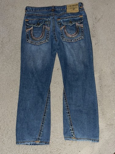 True Religion World Tour Joey Super T Thick Stitch Flap