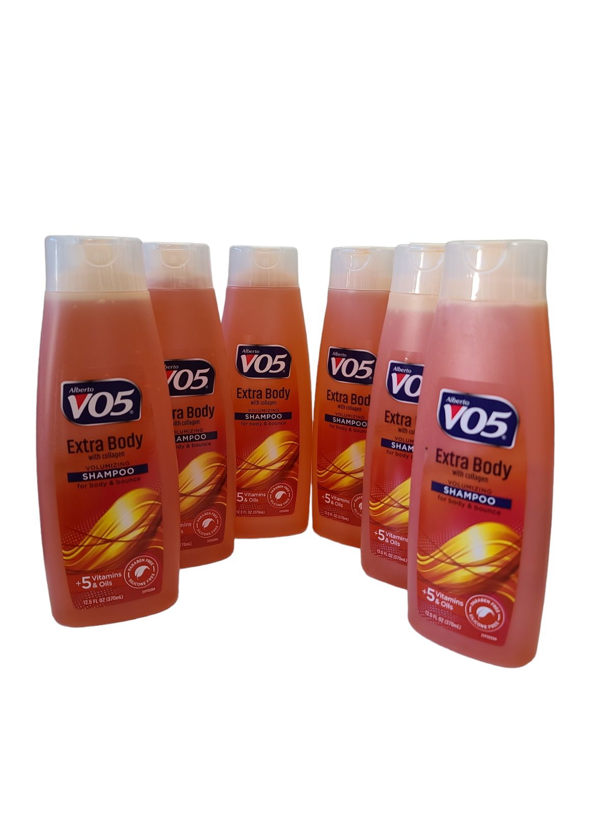 Lot Of 6 Alberto VO5 Extra Body Collagen Volumizing Shampoo  Body & Bounce 12.5