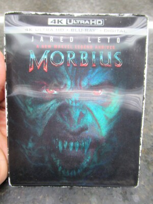 BRAND NEW!! Morbius (4K Ultra HD+BLU-RAY+DIGITAL, 2022) - DAMAGED SLIPCOVER
