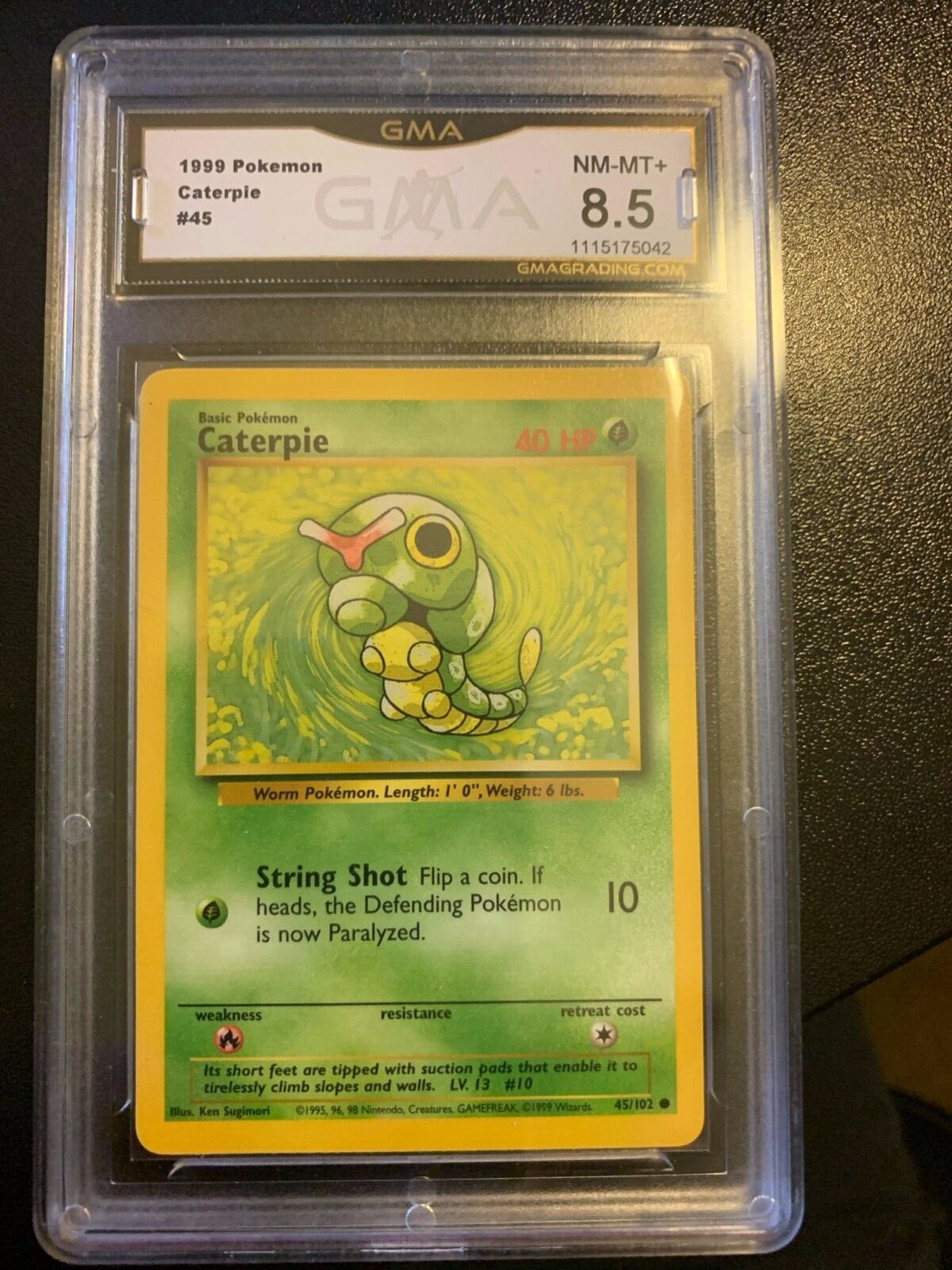 英語版初期　Caterpie 1st Edition shadowless Caterpie [1st Edition] #45 Prices | Pokemon Base Set
