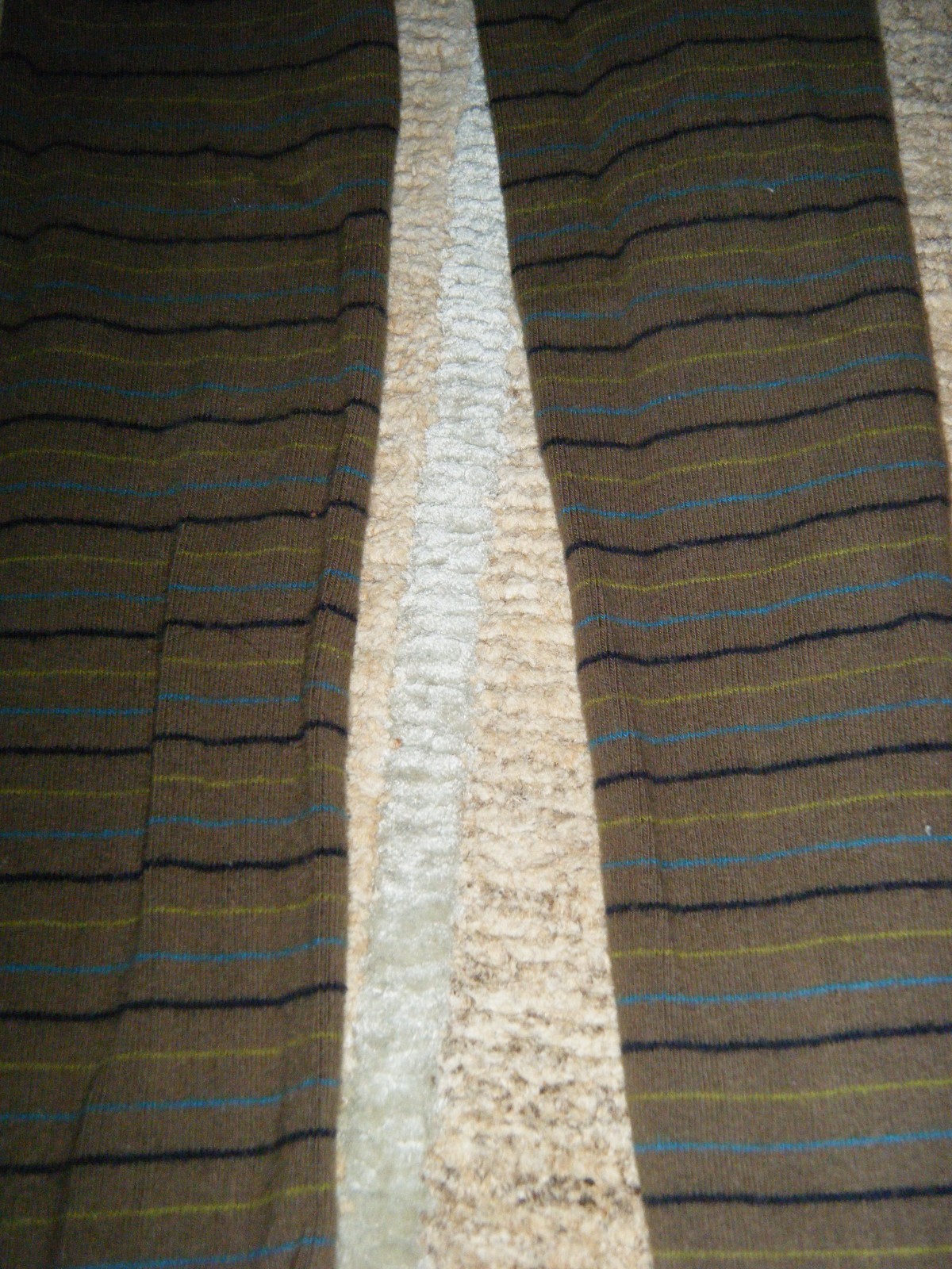 JOTTUM Rickie Chocolate Chip Striped Tights sz 152 US 10-12